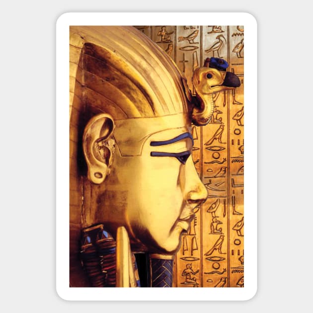 Ancient Egypt Art 2022 | Black Kings | Tutankhamun Sticker by Panafrican Studies Group